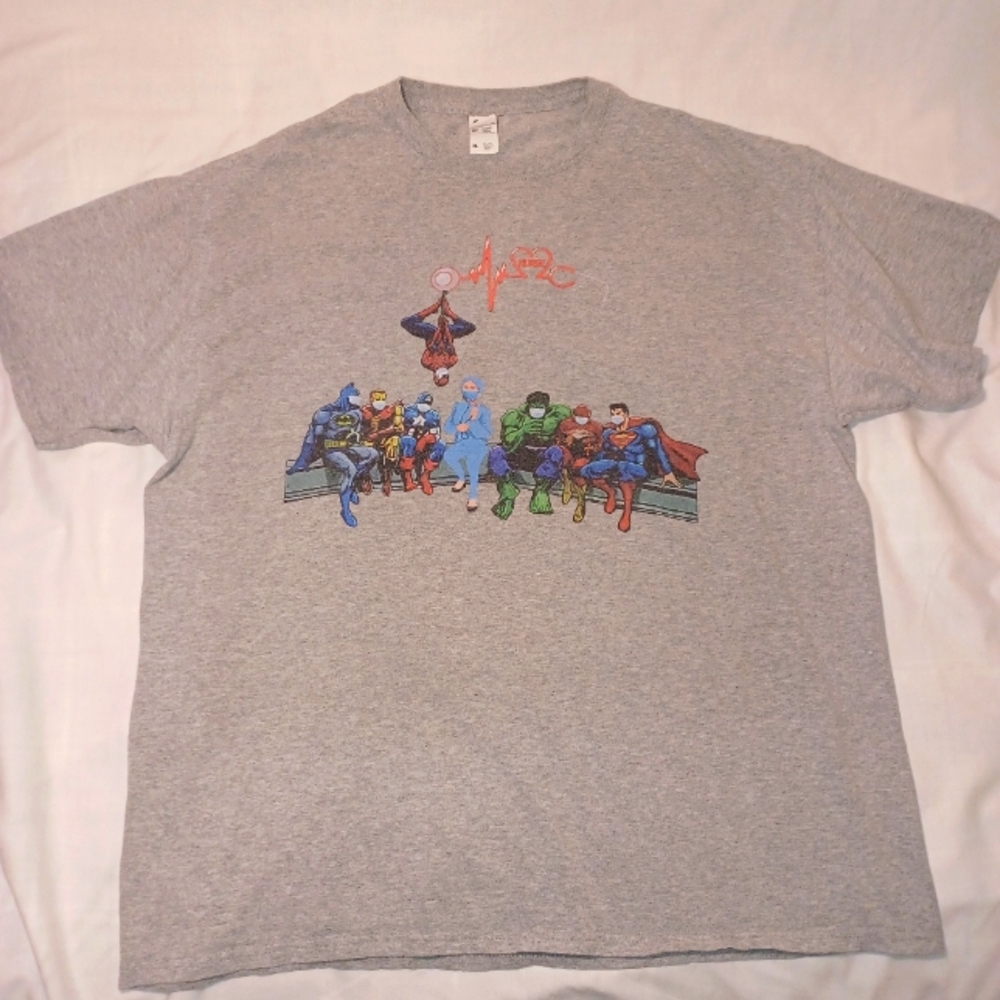 Nurses Are Superheroes Too T-shirt